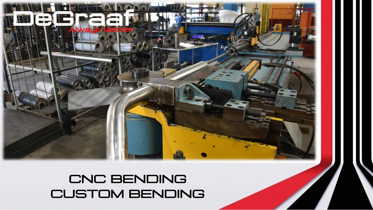 Tube bending equipment used in De Graaf exhaust manufacture