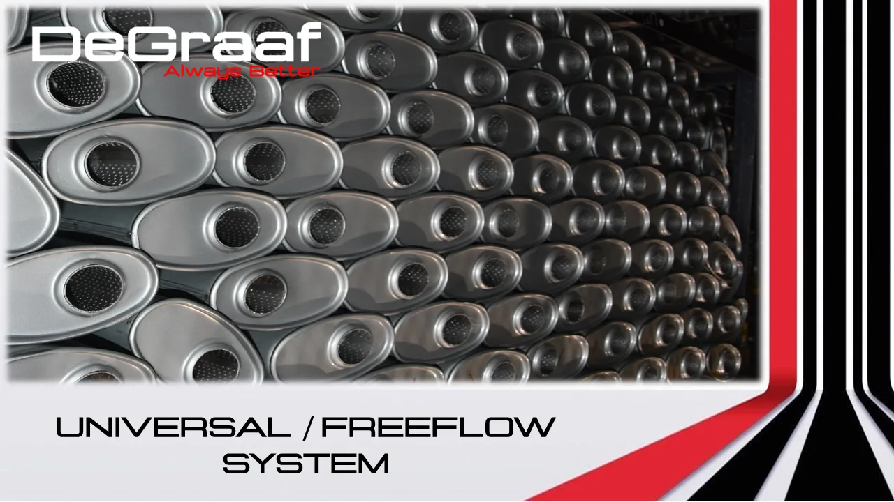 De Graaf universal and freeflow exhaust silencers
