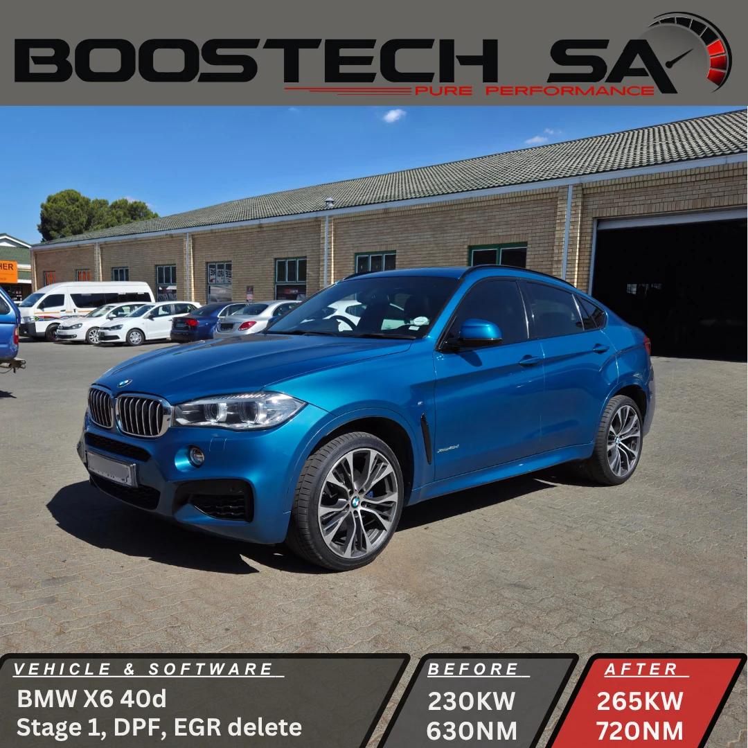 BMW X6 40d tuning result