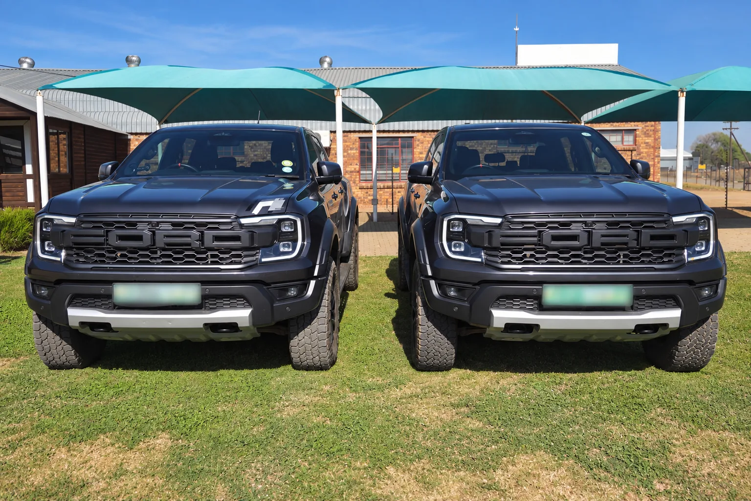 Two Ford Ranger Raptors